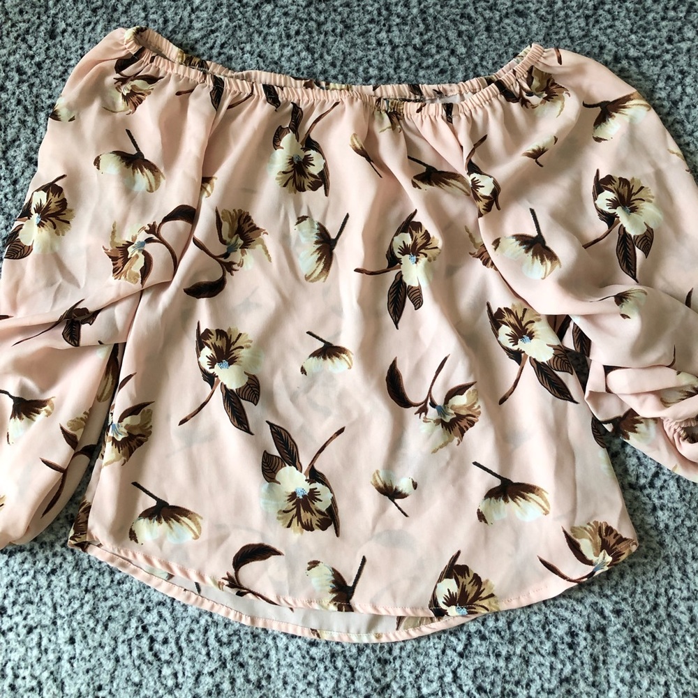 Floral 3/4 Sleeve Shirt